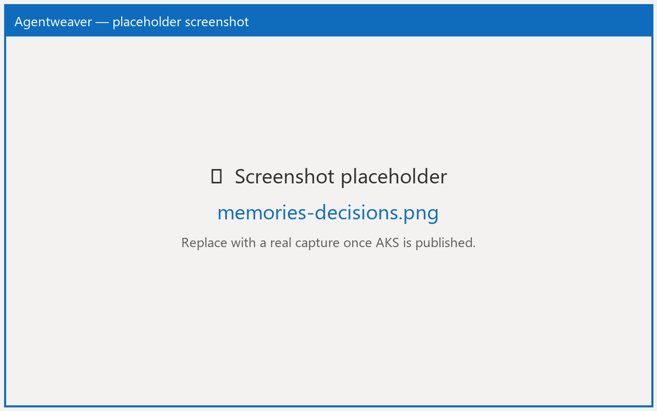 Team Memory page Decisions tab with the decision inbox