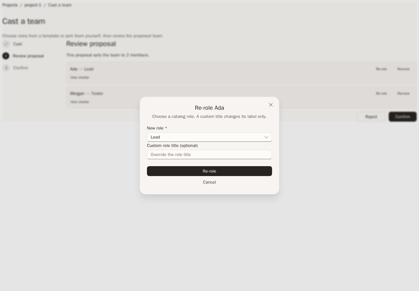 v1 proposal Re-role dialog