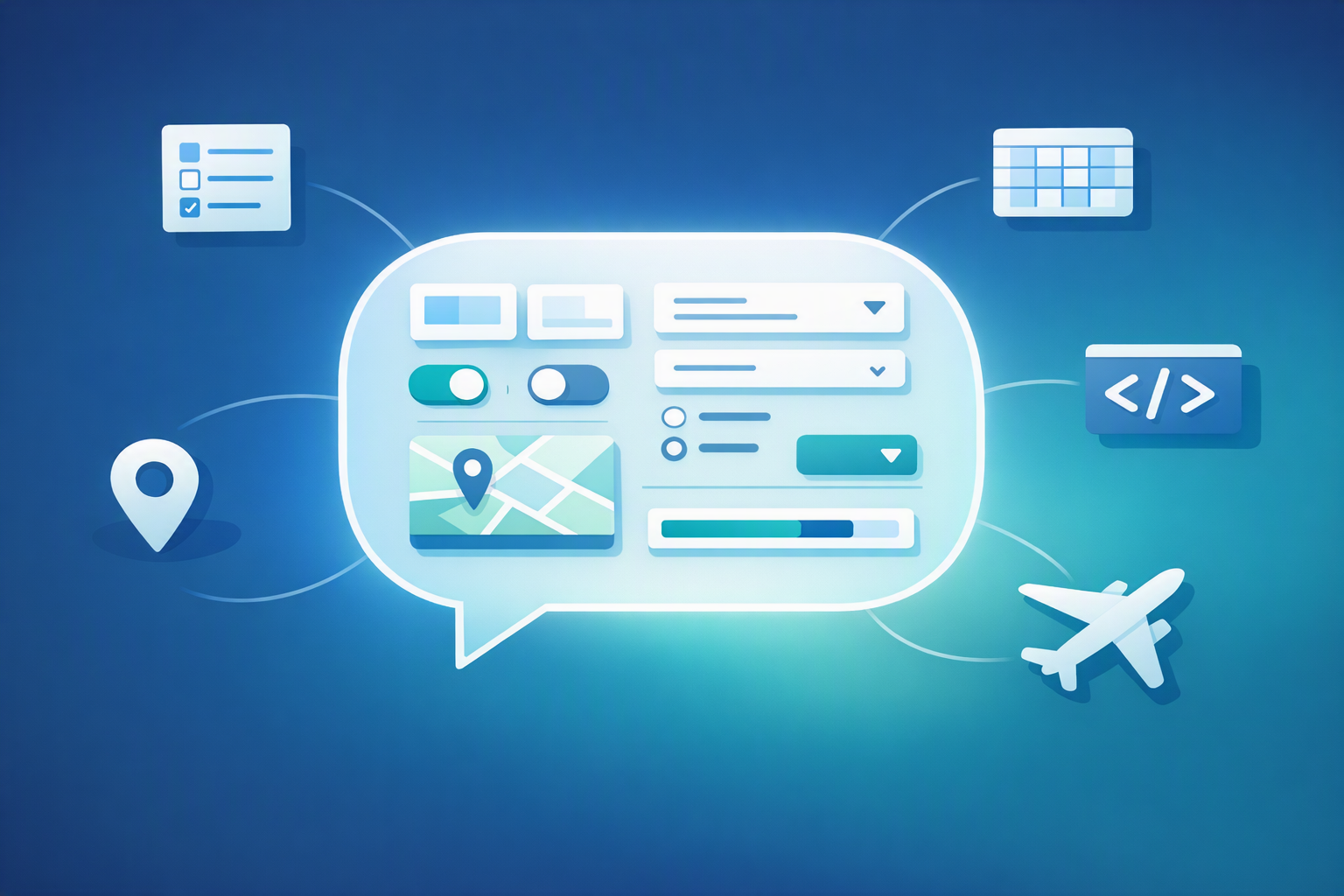 Adaptive UI: experimenting with a framework where an LLM drives the interface