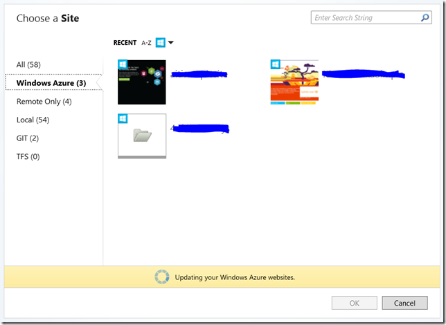 opening microsoft webmatrix